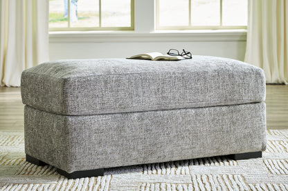 Bradenton Furniture Outlet - Ashley Furniture - Dunmor Living Room - Ottoman / Graphite - 2490414