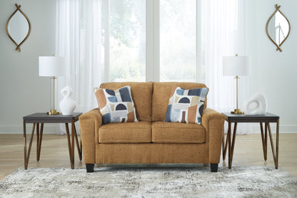Bradenton Furniture Outlet - Ashley Furniture - Erinslane Living Room - Loveseat / Honey - 2520735