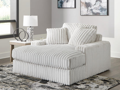 Bradenton Furniture Outlet - Ashley Furniture - Stupendous Living Room - Oversized Chaise / Alloy - 2590315