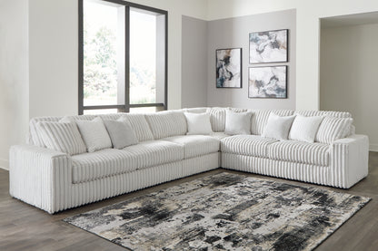 Bradenton Furniture Outlet - Ashley Furniture - Stupendous Sectional - LAF 4-Piece Sectional / Alloy - 25903S2