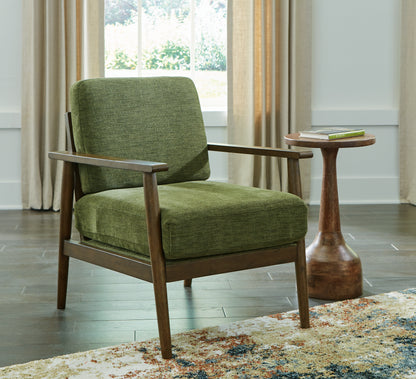 Bradenton Furniture Outlet - Ashley Furniture - Bixler Living Room - Showood Accent Chair / Navy - 2610660