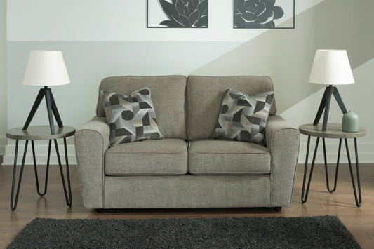 Bradenton Furniture Outlet - Ashley Furniture - Cascilla Living Room - Loveseat / Pewter - 2680535
