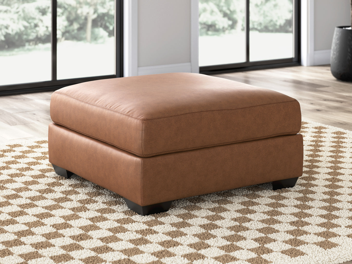 Bradenton Furniture Outlet - Ashley Furniture - WillowBend Living Room - Oversized Accent Ottoman / Caramel - PC2770408