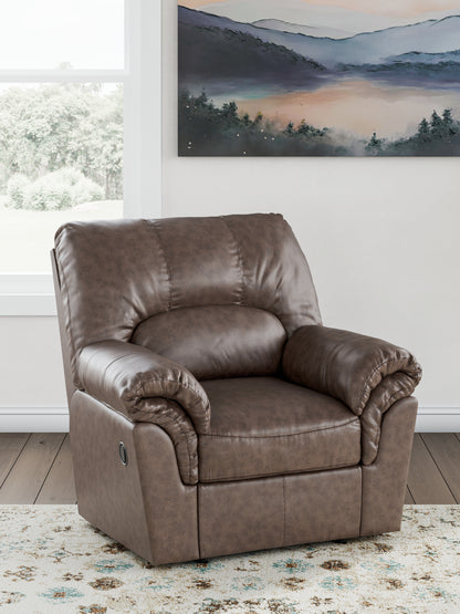Bradenton Furniture Outlet - Ashley Furniture - WillowBend Living Room - Rocker Recliner / Umber - PC2770525