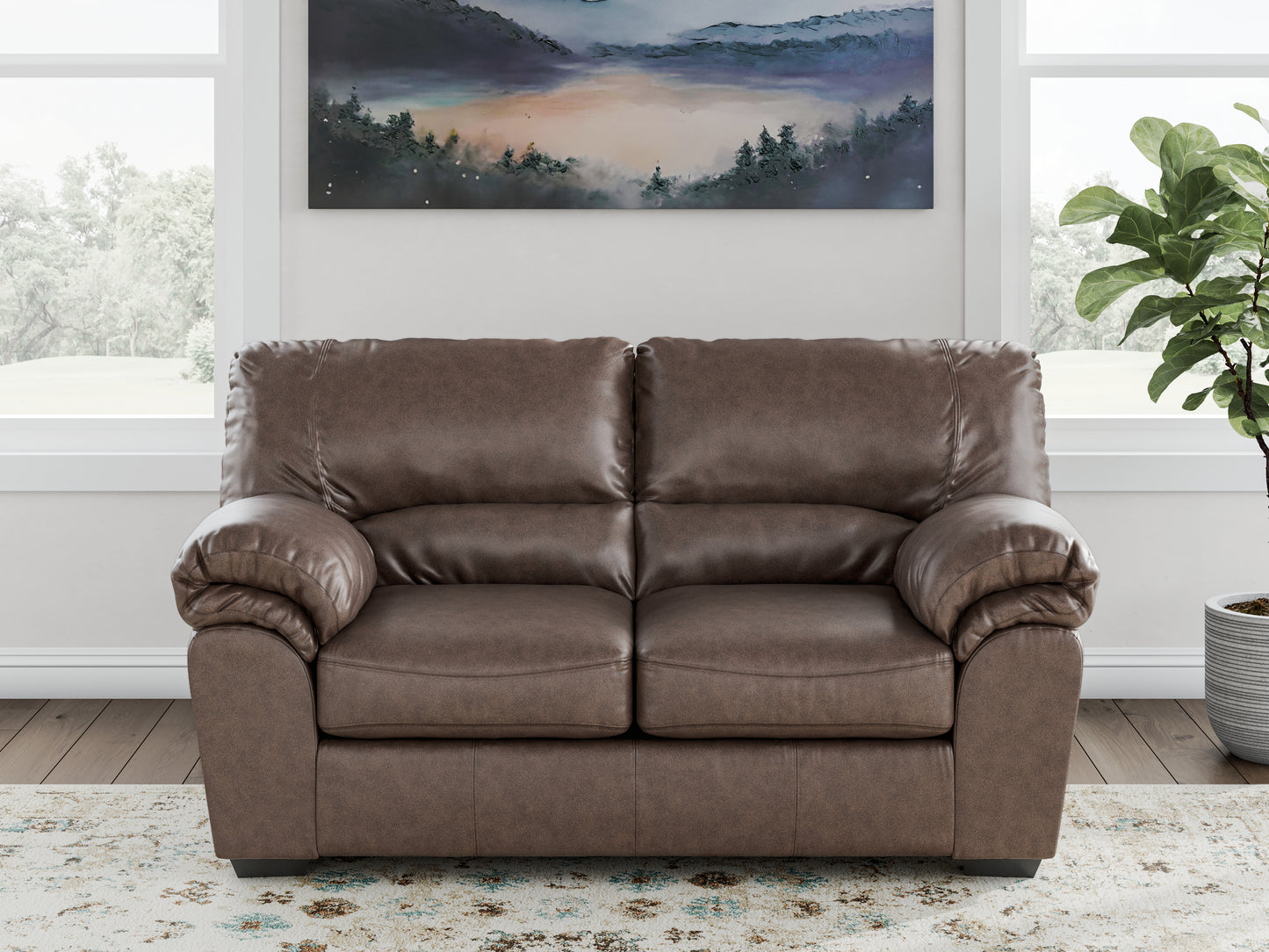 Bradenton Furniture Outlet - Ashley Furniture - WillowBend Living Room - Loveseat / Umber - PC2770535