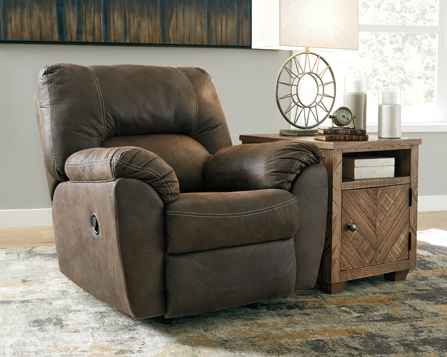 Bradenton Furniture Outlet - Ashley Furniture - Tambo Living Room - Rocker Recliner / Canyon - 2780225