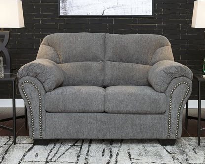 Bradenton Furniture Outlet - Ashley Furniture - Allmaxx Living Room - Loveseat / Pewter - 2810535