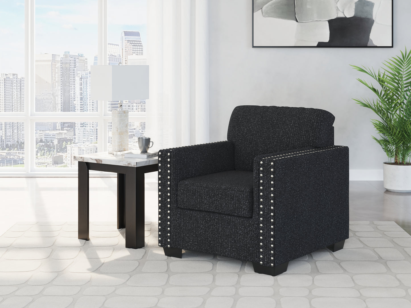 Bradenton Furniture Outlet - Ashley Furniture - Jasmine Peaks Living Room - Chair / Coal - 2890420