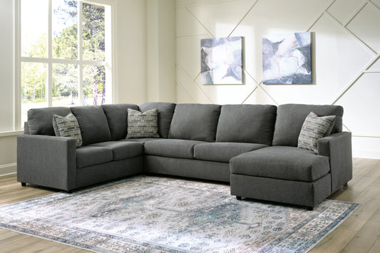 Bradenton Furniture Outlet - Ashley Furniture - Edenfield Sectional - LAF 3-Piece Sectional with Chaise / Linen - 29004S2