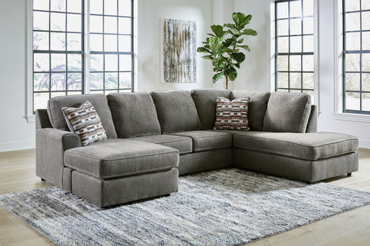 Bradenton Furniture Outlet - Ashley Furniture - O'Phannon Sectional - RAF 2-Piece Sectional with Chaise / Putty - 29402S2