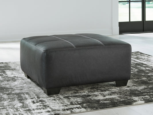 Bradenton Furniture Outlet - Ashley Furniture - Brixley Pier Living Room - Oversized Accent Ottoman / Graphite - 2990608