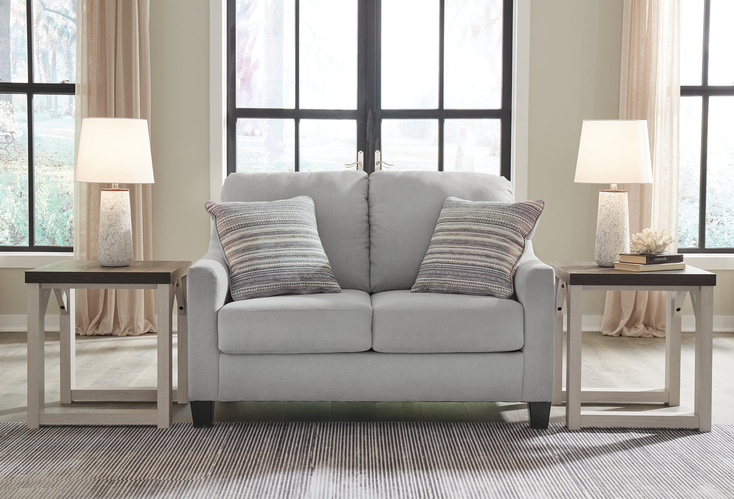 Bradenton Furniture Outlet - Ashley Furniture - Adlai Living Room - Loveseat / Shadow - 3010335