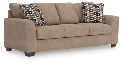 Bradenton Furniture Outlet - Ashley Furniture - Triston-Peaks Living Room - Queen Sofa Sleeper / Suede - 3020439
