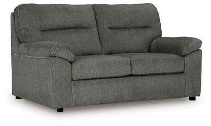 Bradenton Furniture Outlet - Ashley Furniture - Bindura Living Room - Loveseat / Mineral - 3030535