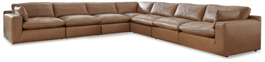 Bradenton Furniture Outlet - Ashley Furniture - Emilia Sectional - RAF 5-Piece Sectional / Caramel - 30901S4