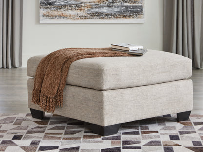 Bradenton Furniture Outlet - Ashley Furniture - Mahoney Living Room - Oversized Accent Ottoman / Pebble - 3100408