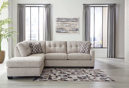 Bradenton Furniture Outlet - Ashley Furniture - Mahoney Sectional - LAF 2-Piece Sectional with Chaise / Chocolate - 31005S2