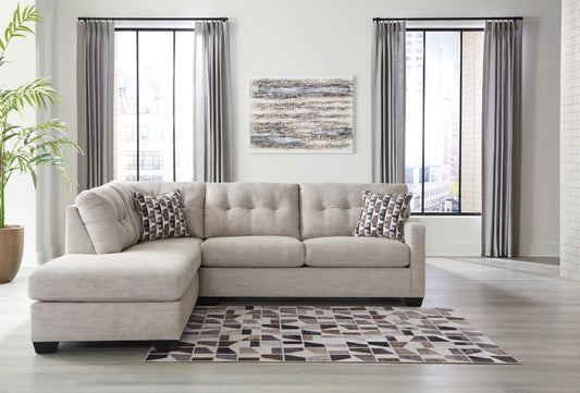 Bradenton Furniture Outlet - Ashley Furniture - Mahoney Sectional - LAF 2-Piece Sectional with Chaise / Chocolate - 31005S2