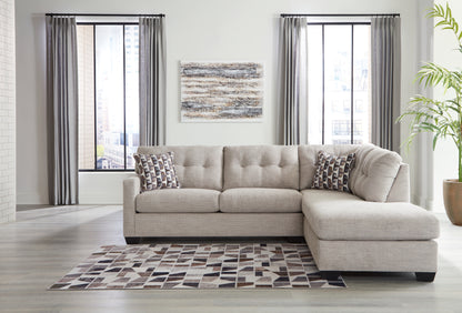 Bradenton Furniture Outlet - Ashley Furniture - Mahoney Sectional - LAF 2-Piece Sectional with Chaise / Pebble - 31004S2
