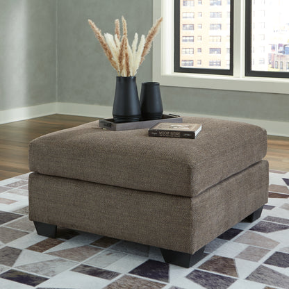 Bradenton Furniture Outlet - Ashley Furniture - Mahoney Living Room - Oversized Accent Ottoman / Chocolate - 3100508