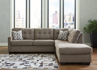 Bradenton Furniture Outlet - Ashley Furniture - Mahoney Sectional - LAF 2-Piece Sectional with Chaise / Chocolate - 31005S2