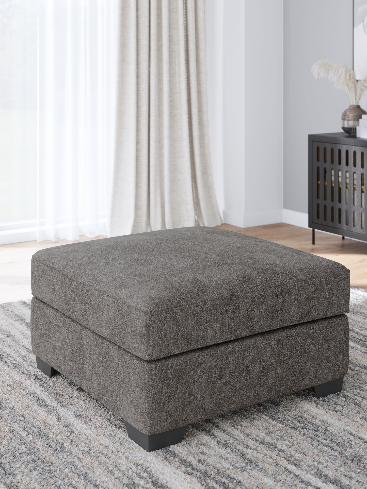 Bradenton Furniture Outlet - Ashley Furniture - Olten Living Room - Oversized Accent Ottoman / Graphite - 3130508