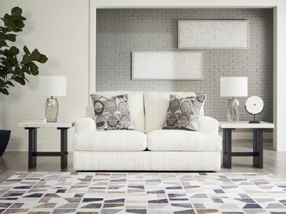 Bradenton Furniture Outlet - Ashley Furniture - Karinne Living Room - Loveseat / Linen - 3140335