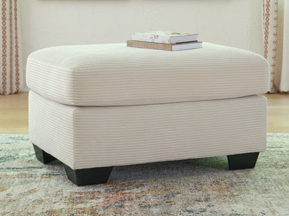 Bradenton Furniture Outlet - Ashley Furniture - Greenbriar Living Room - Ottoman / Ivory - PC3200614
