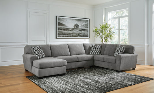 Bradenton Furniture Outlet - Ashley Furniture - Birkdale Court Sectional - RAF 3-Piece Sectional / Gray - 32402S3