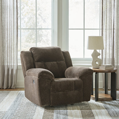 Bradenton Furniture Outlet - Ashley Furniture - Frohn Living Room - Rocker Recliner / Chocolate - 3740725