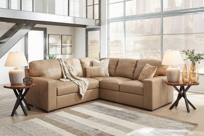 Bradenton Furniture Outlet - Ashley Furniture - Bandon Sectional - LAF 3-Piece Sectional / Toffee - 38006S3