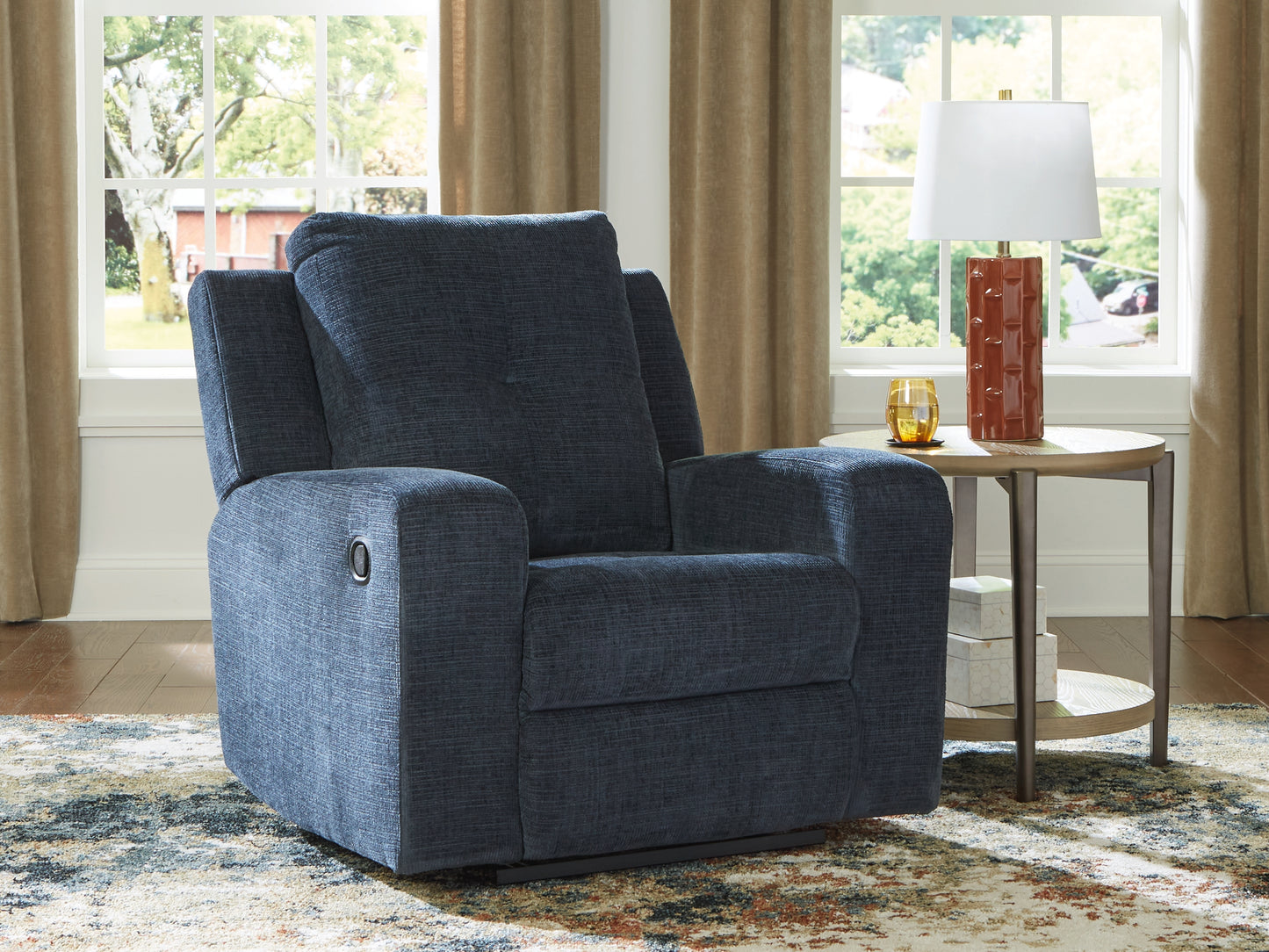Bradenton Furniture Outlet - Ashley Furniture - Danum Living Room - Zero Wall Recliner / Ink - 3880629