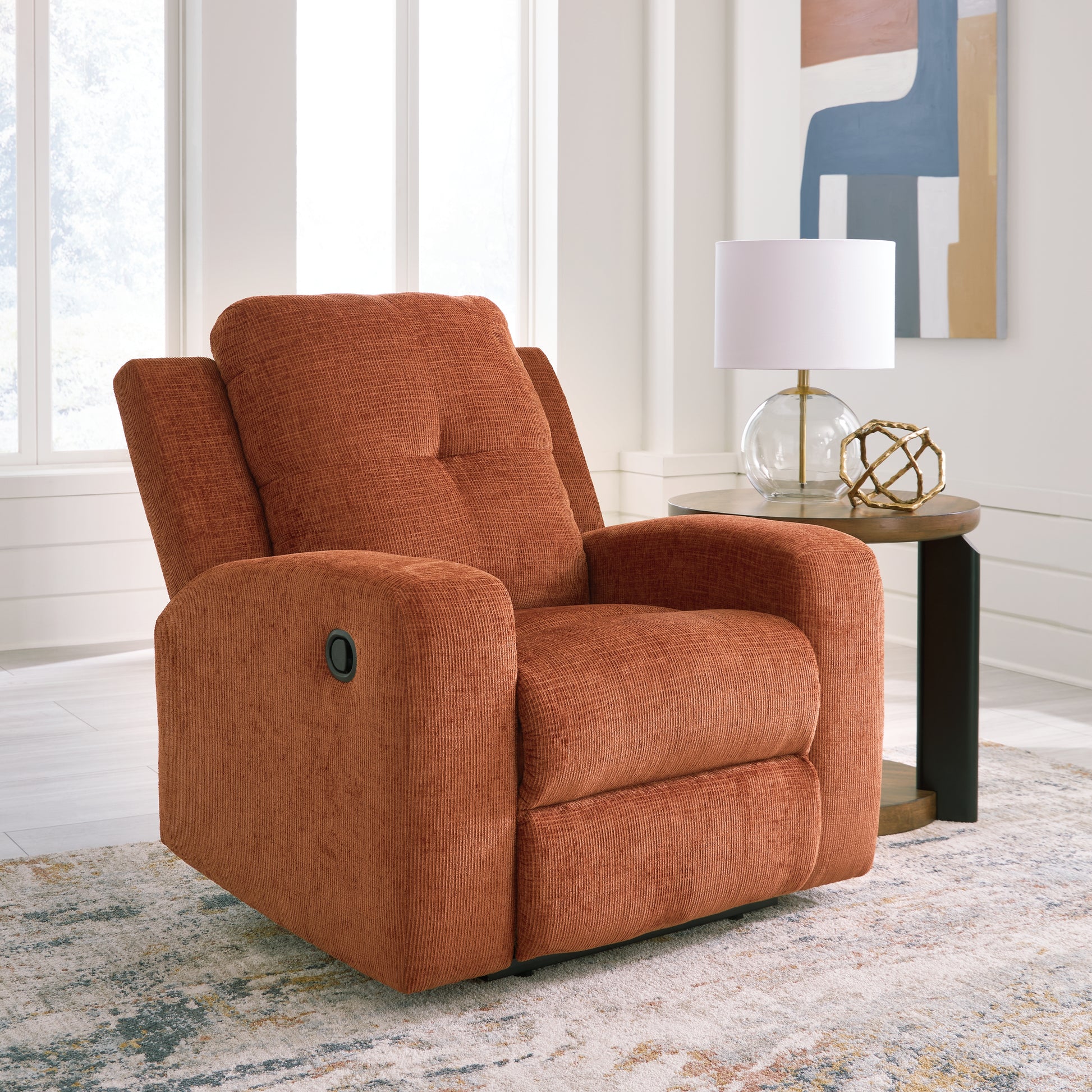 Bradenton Furniture Outlet - Ashley Furniture - Danum Living Room - Zero Wall Recliner / Spice - 3880729