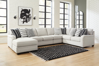 Bradenton Furniture Outlet - Ashley Furniture - Huntsworth Sectional - RAF 5-Piece Sectional with Chaise / Dove Gray - 39702S5