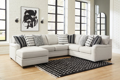 Bradenton Furniture Outlet - Ashley Furniture - Huntsworth Sectional - RAF 4-Piece Sectional with Chaise / Dove Gray - 39702S3