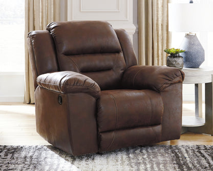 Bradenton Furniture Outlet - Ashley Furniture - Stoneland Living Room - Rocker Recliner / Chocolate - 3990425