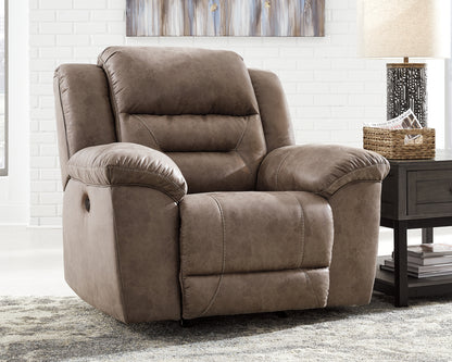 Bradenton Furniture Outlet - Ashley Furniture - Stoneland Living Room - Power Rocker Recliner / Fossil - 3990598