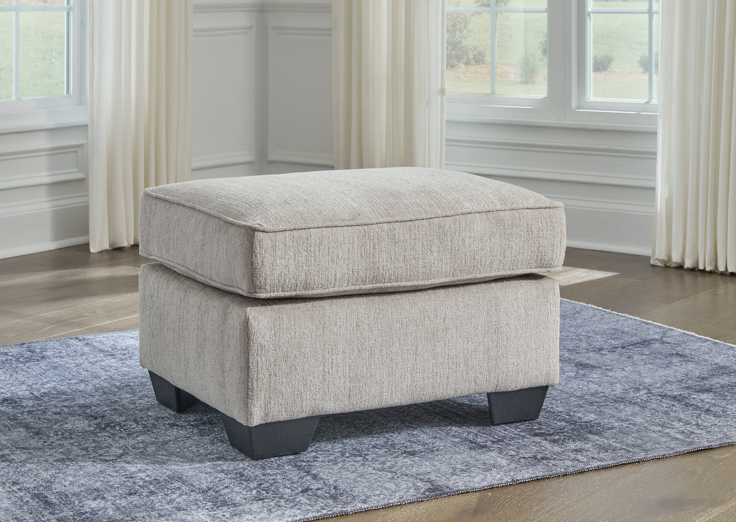 Bradenton Furniture Outlet - Ashley Furniture - Cashton Living Room - Ottoman / Ice - 4060614
