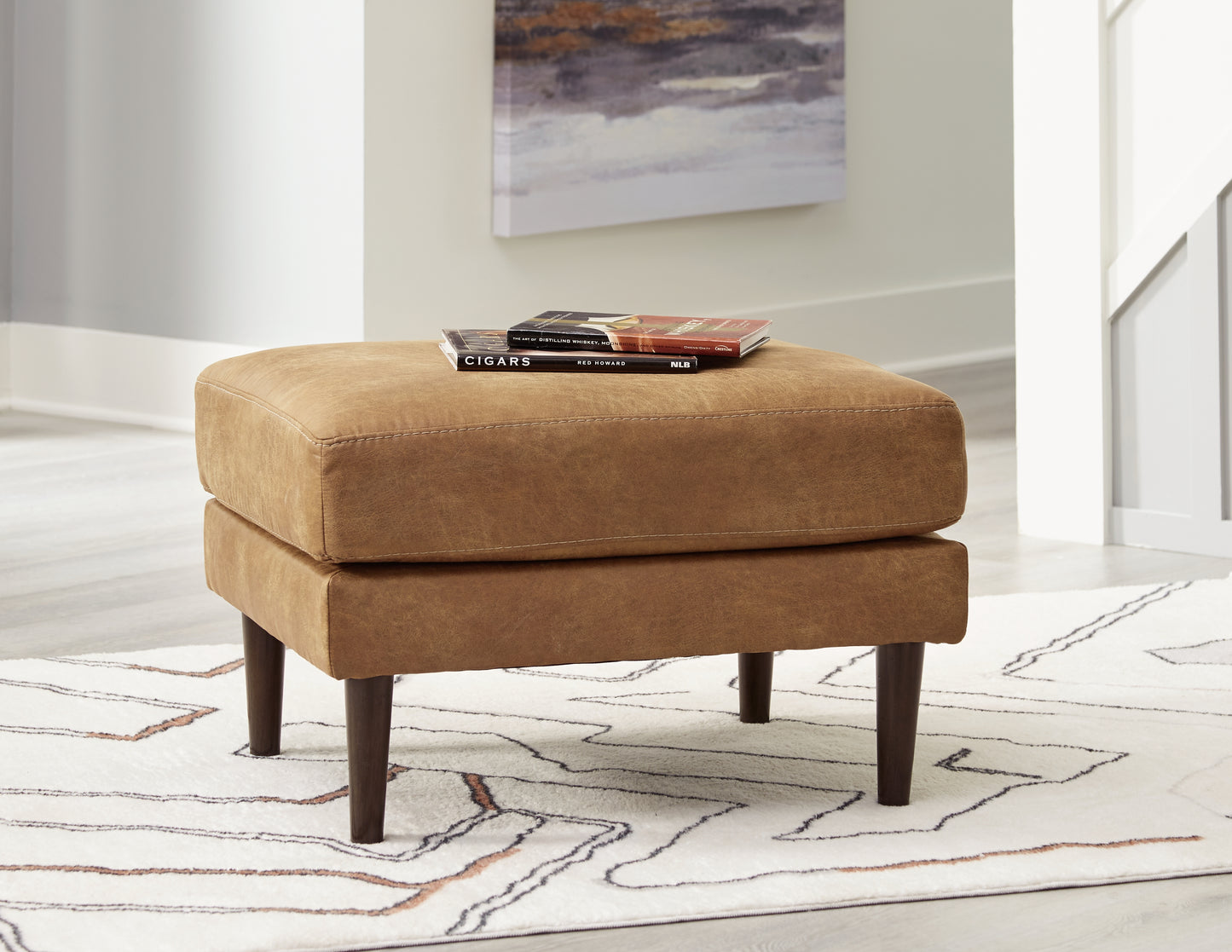 Bradenton Furniture Outlet - Ashley Furniture - Telora Living Room - Ottoman / Caramel - 4100214