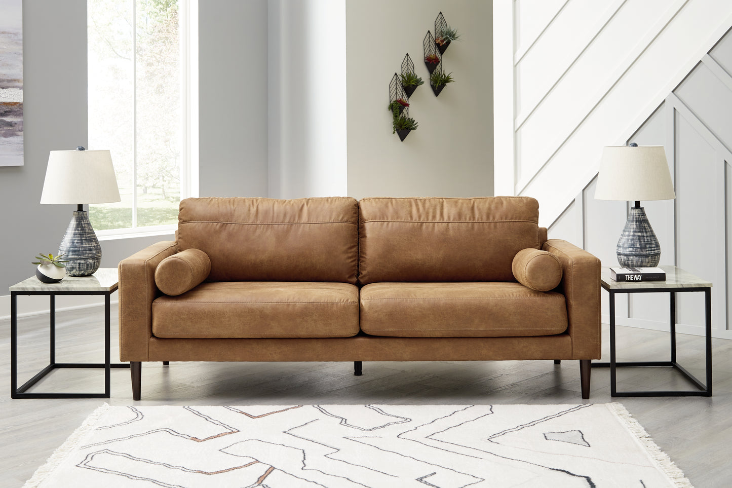 Bradenton Furniture Outlet - Ashley Furniture - Telora Living Room - Ottoman / Caramel - 4100214