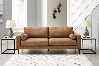 Bradenton Furniture Outlet - Ashley Furniture - Telora Living Room - Ottoman / Caramel - 4100214