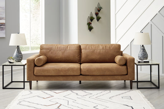 Bradenton Furniture Outlet - Ashley Furniture - Telora Living Room - Ottoman / Caramel - 4100214