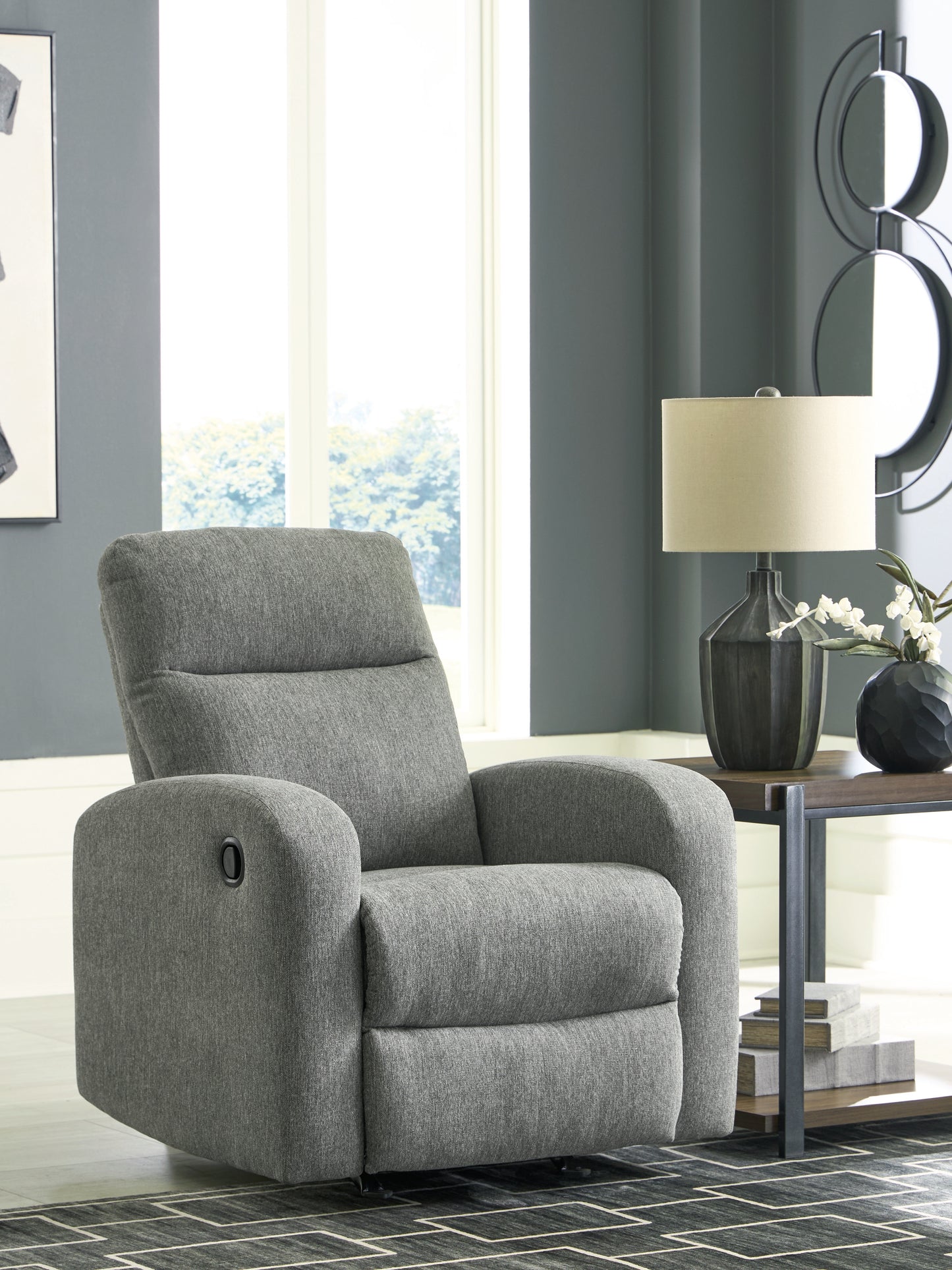 Bradenton Furniture Outlet - Ashley Furniture - Gauntlet Living Room - Rocker Recliner / Sterling - PC4220425