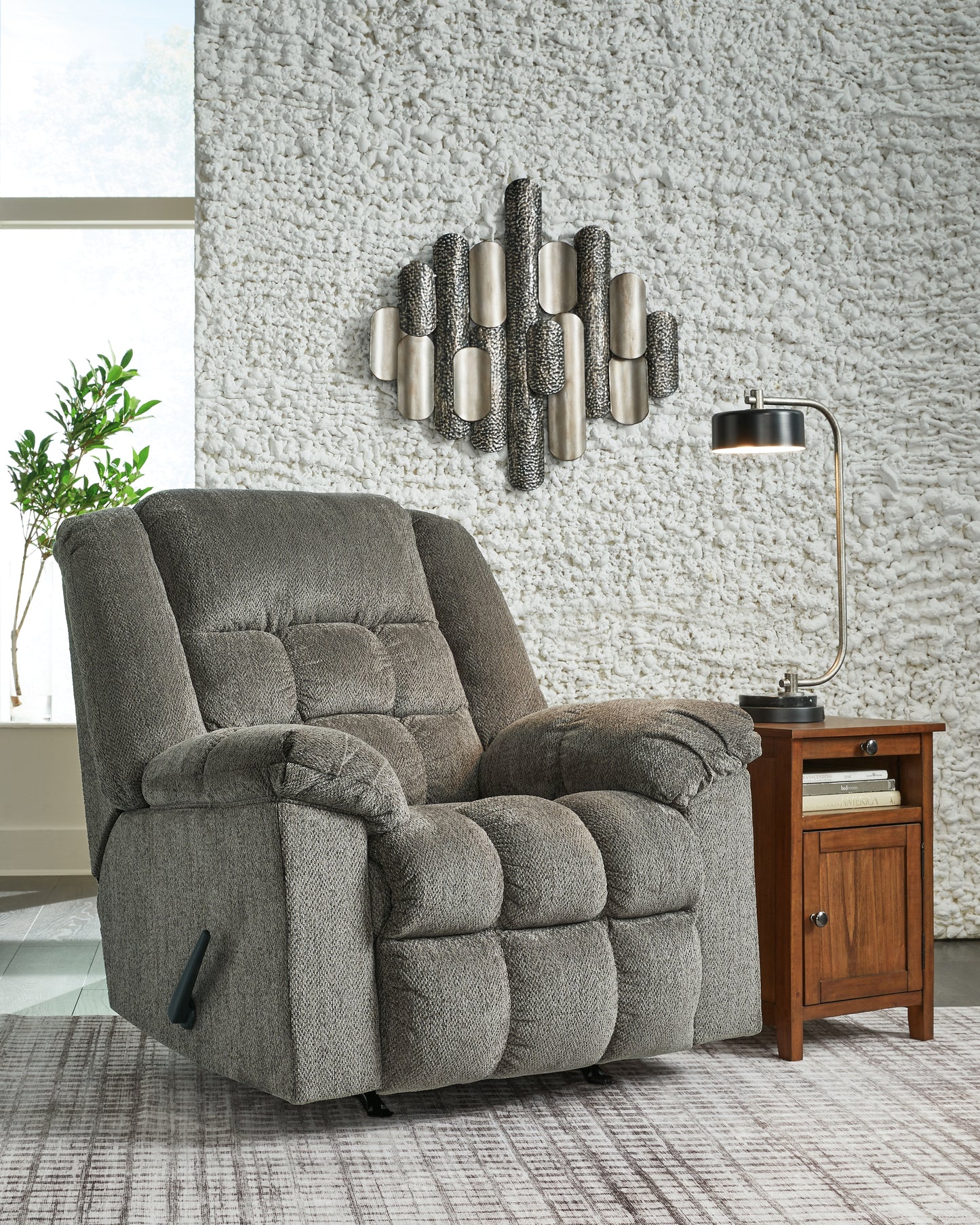 Bradenton Furniture Outlet - Ashley Furniture - Kegler Living Room - Rocker Recliner / Putty - 4450425