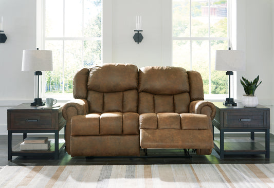 Bradenton Furniture Outlet - Ashley Furniture - Boothbay Living Room - 2 Seat Reclining Sofa / Auburn - 4470481