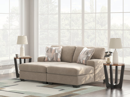Bradenton Furniture Outlet - Ashley Furniture - Newellen Sectional - RAF 2-Piece Super Chaise / Hemp - 48404S4