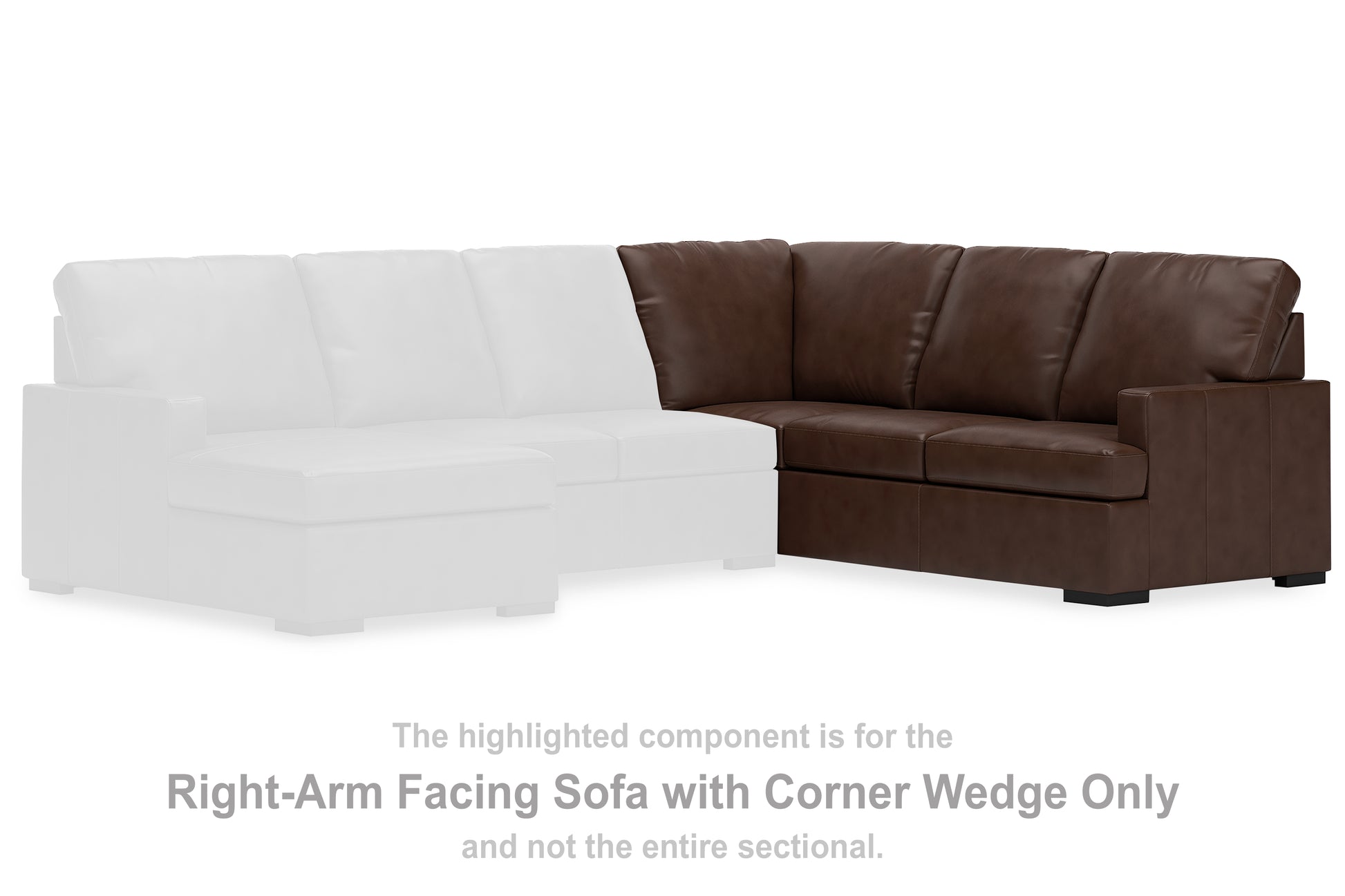 Bradenton Furniture Outlet - Ashley Furniture - McDowlan Sectional - RAF Sofa w/Corner Wedge / Coffee - PC4850449