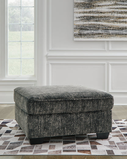 Bradenton Furniture Outlet - Ashley Furniture - Lonoke Living Room - Oversized Accent Ottoman / Gunmetal - 5050408