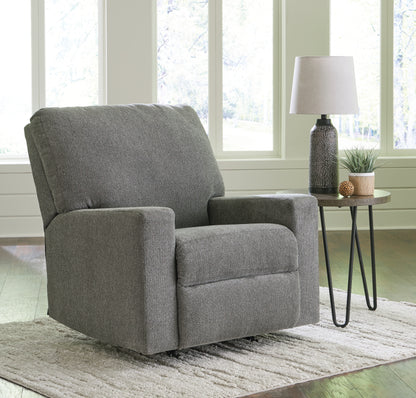 Bradenton Furniture Outlet - Ashley Furniture - Deltona Living Room - Rocker Recliner / Graphite - 5120525