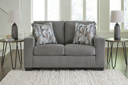 Bradenton Furniture Outlet - Ashley Furniture - Deltona Living Room - Loveseat / Graphite - 5120535